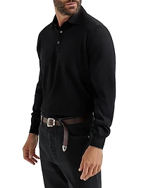 Lightweight Knit Polo Shirt