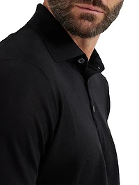 Lightweight Knit Polo Shirt
