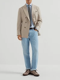 Lightweight Denim Traditional Fit Five Pocket Jeans