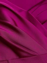 Mirielle Satin Asymmetric Cocktail Dress