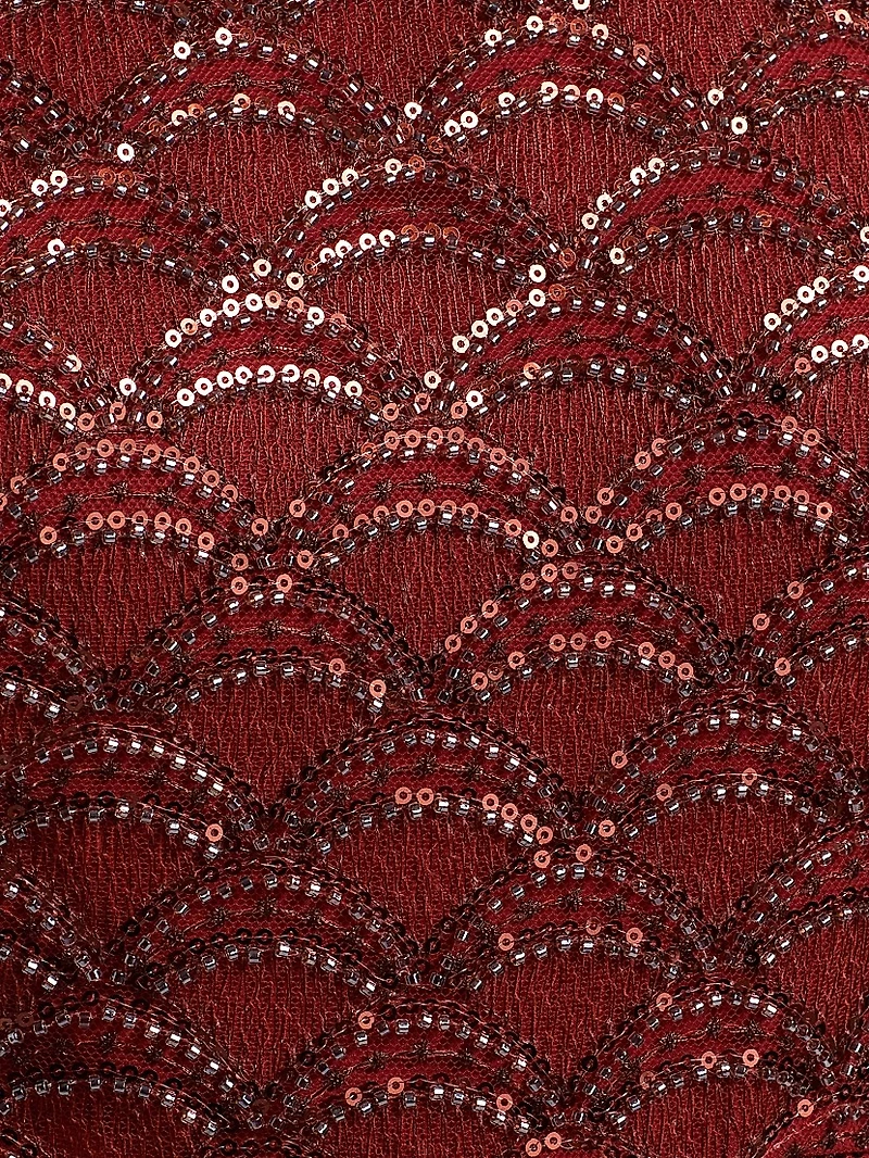 Aura Beaded Column Gown