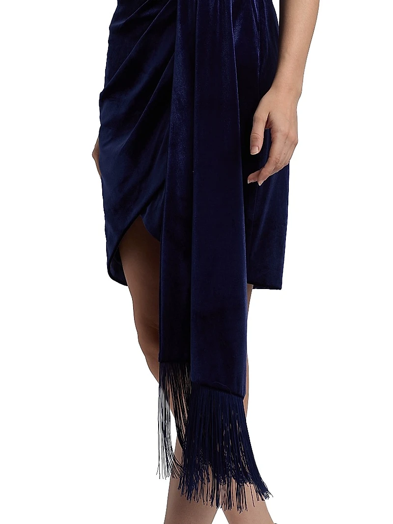 Ursula Velvet Strapless Cocktail Dress