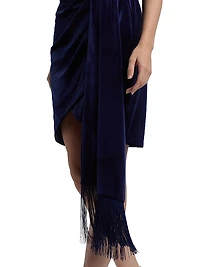 Ursula Velvet Strapless Cocktail Dress