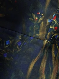 Lynette Floral Strapless Column Gown