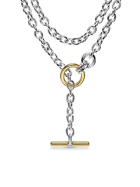 DY Mercer Double Row Toggle Chain Necklace, 8MM