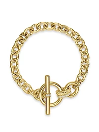 DY Mercer Toggle Chain Bracelet 18K Yellow Gold