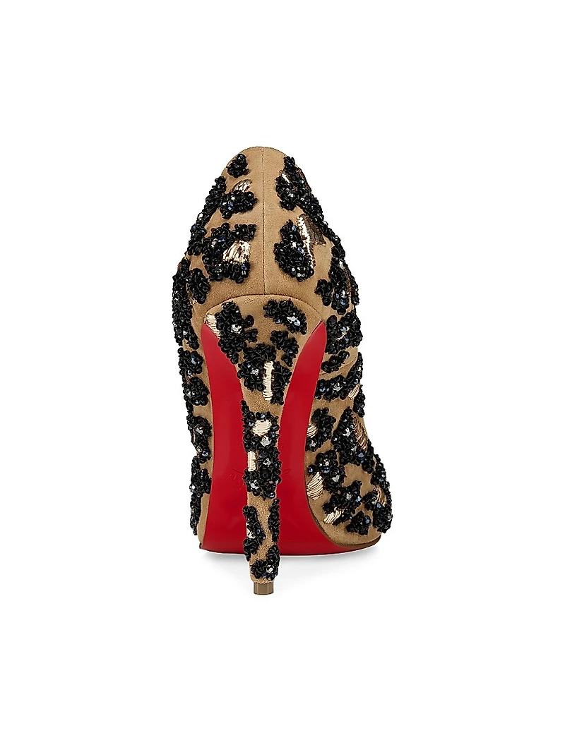 Miss Z Lameleo 120MM Embroidered Pumps