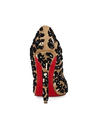Miss Z Lameleo 120MM Embroidered Pumps