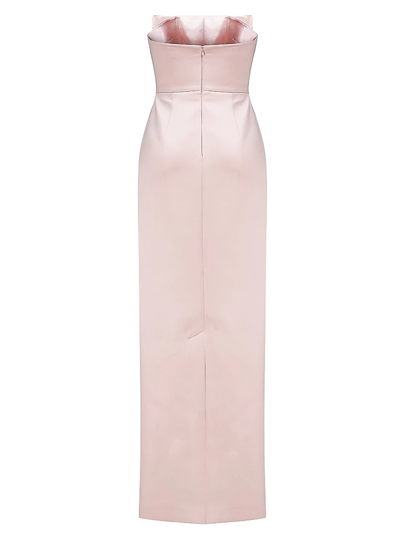 Sisu Satin Strapless Gown