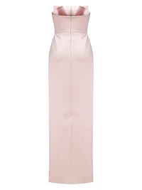 Sisu Satin Strapless Gown