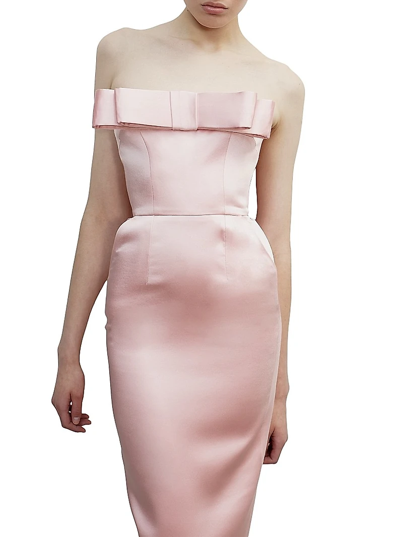 Sisu Satin Strapless Gown