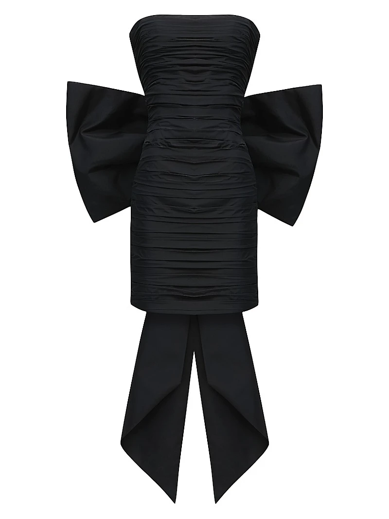 Lina Back Bow Minidress