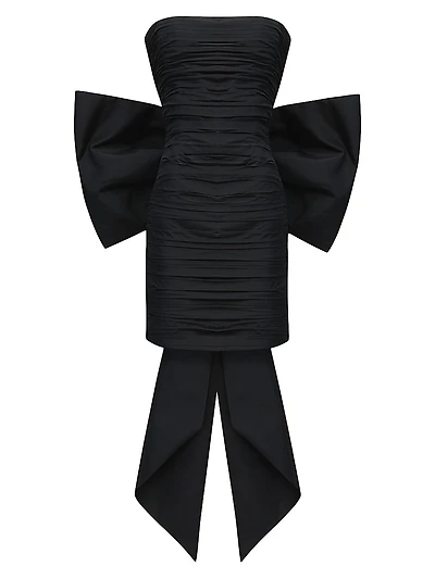 Lina Back Bow Minidress
