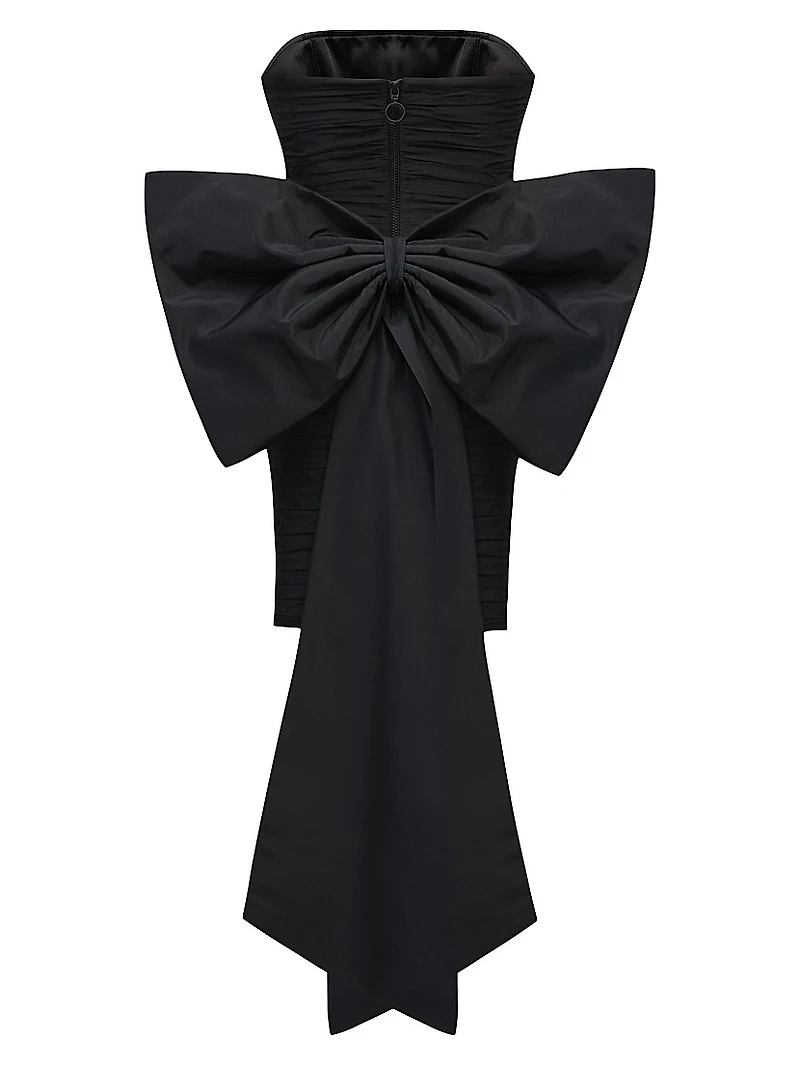 Lina Back Bow Minidress