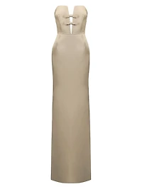 Noa Strapless Column Gown