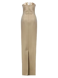 Noa Strapless Column Gown