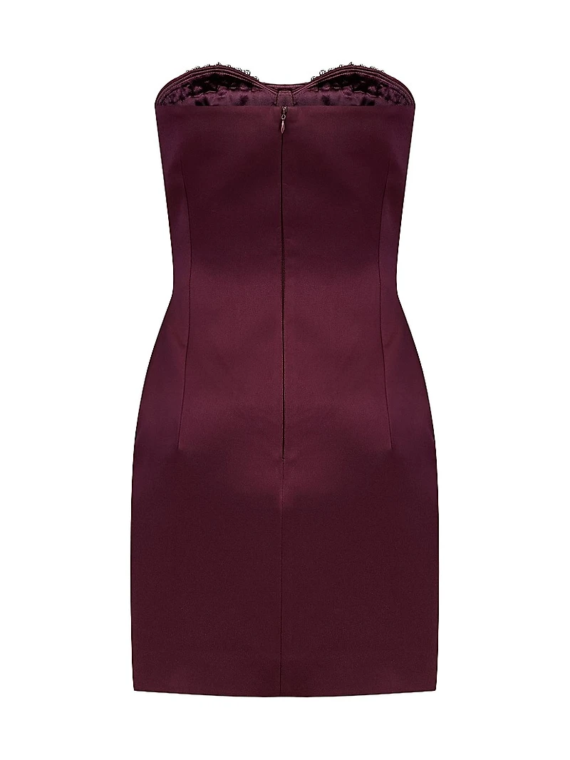 Noelie Embellished Strapless Minidress