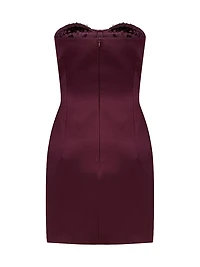 Noelie Embellished Strapless Minidress