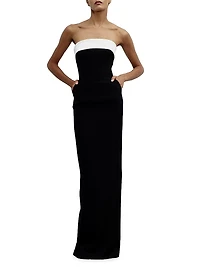 Rhea Strapless Gown