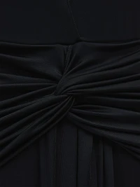 Azure Plunging Bodycon Gown