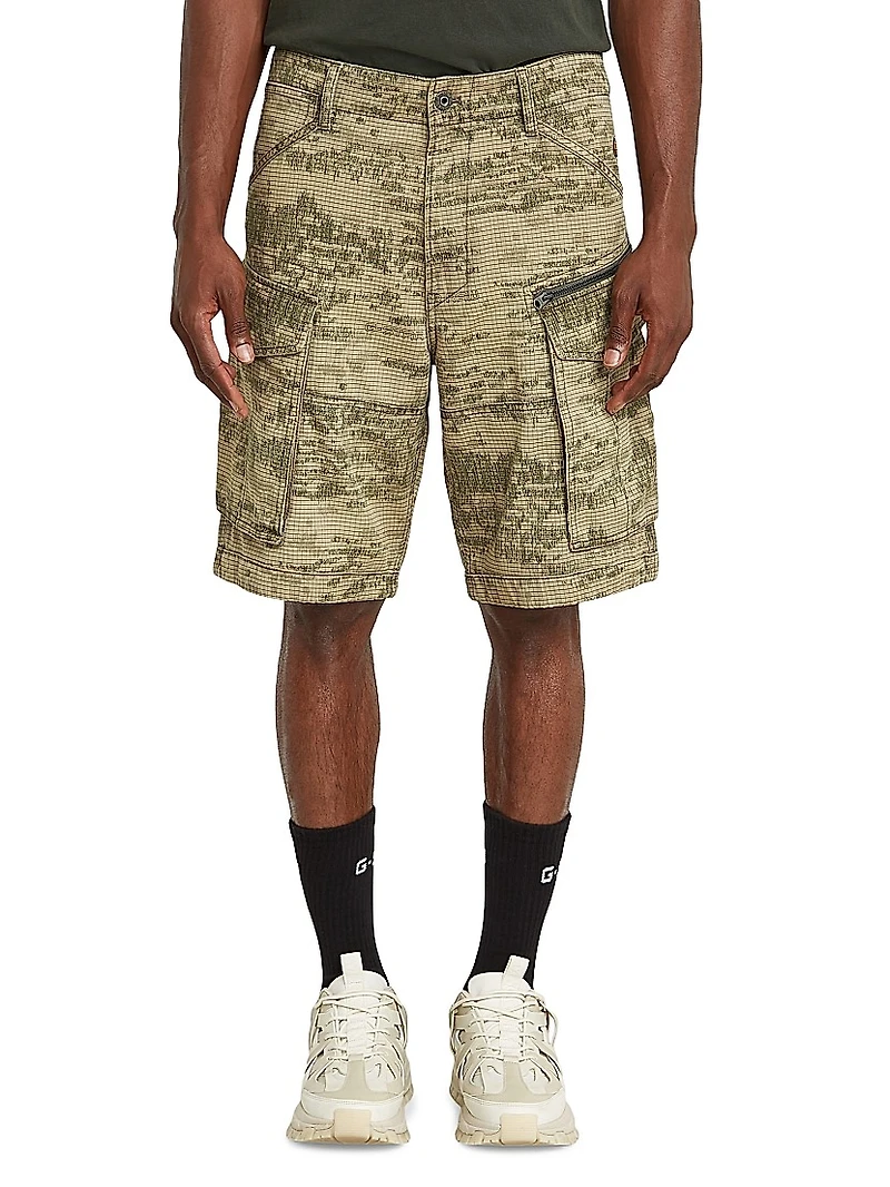 Rovic Camo Cargo Shorts