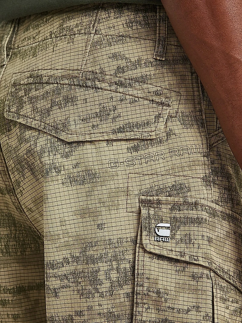 Rovic Camo Cargo Shorts