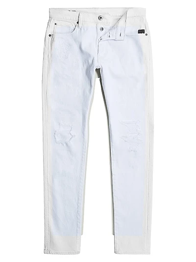 3301 White Stretch Skinny Jeans