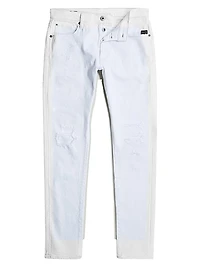 3301 White Stretch Skinny Jeans