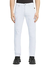 3301 White Stretch Skinny Jeans