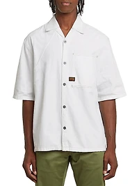 Track Relaxed Short-Sleeve Shirt