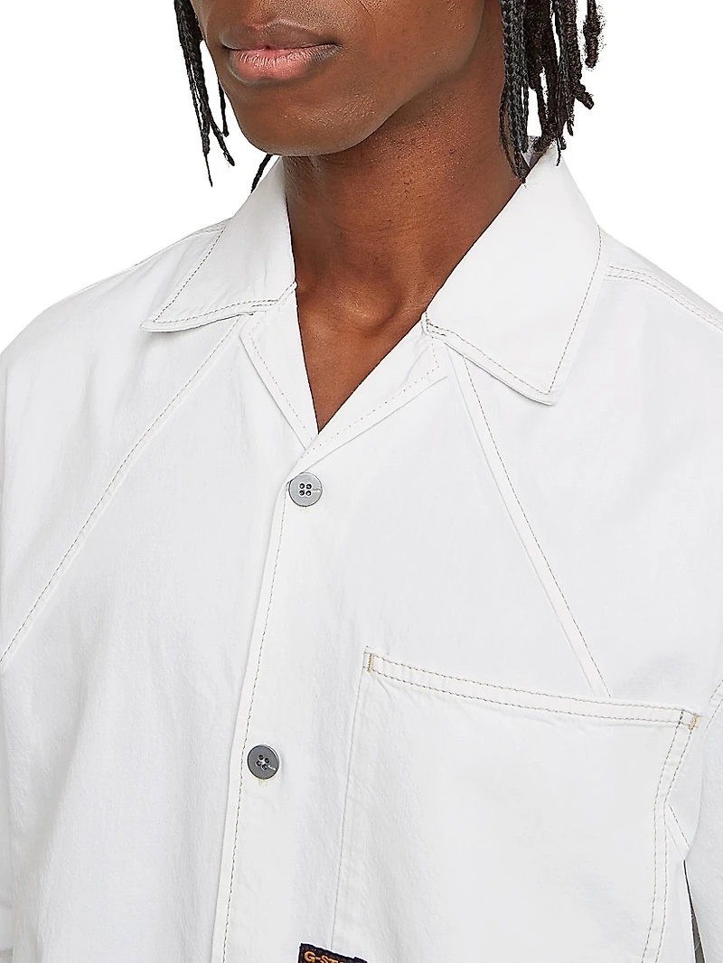 Track Relaxed Short-Sleeve Shirt