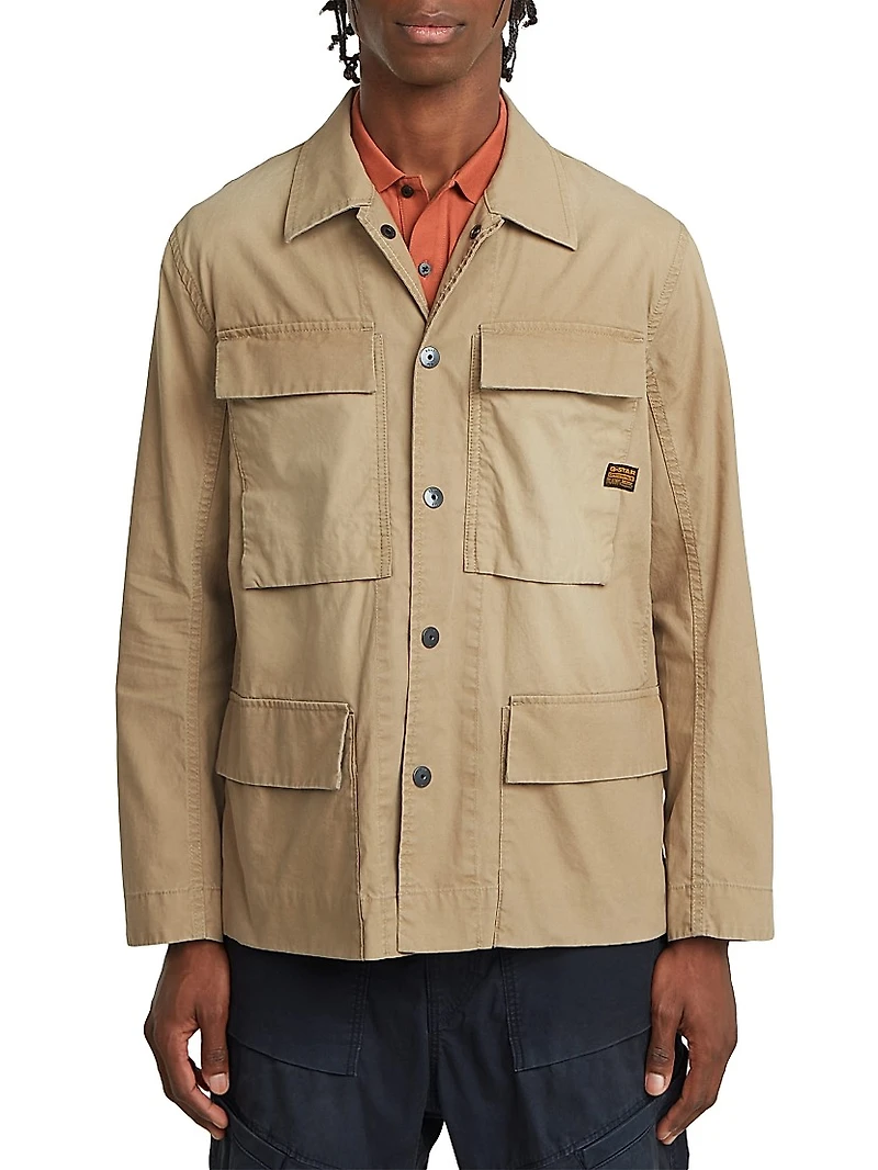 Utility Cotton Overshirt