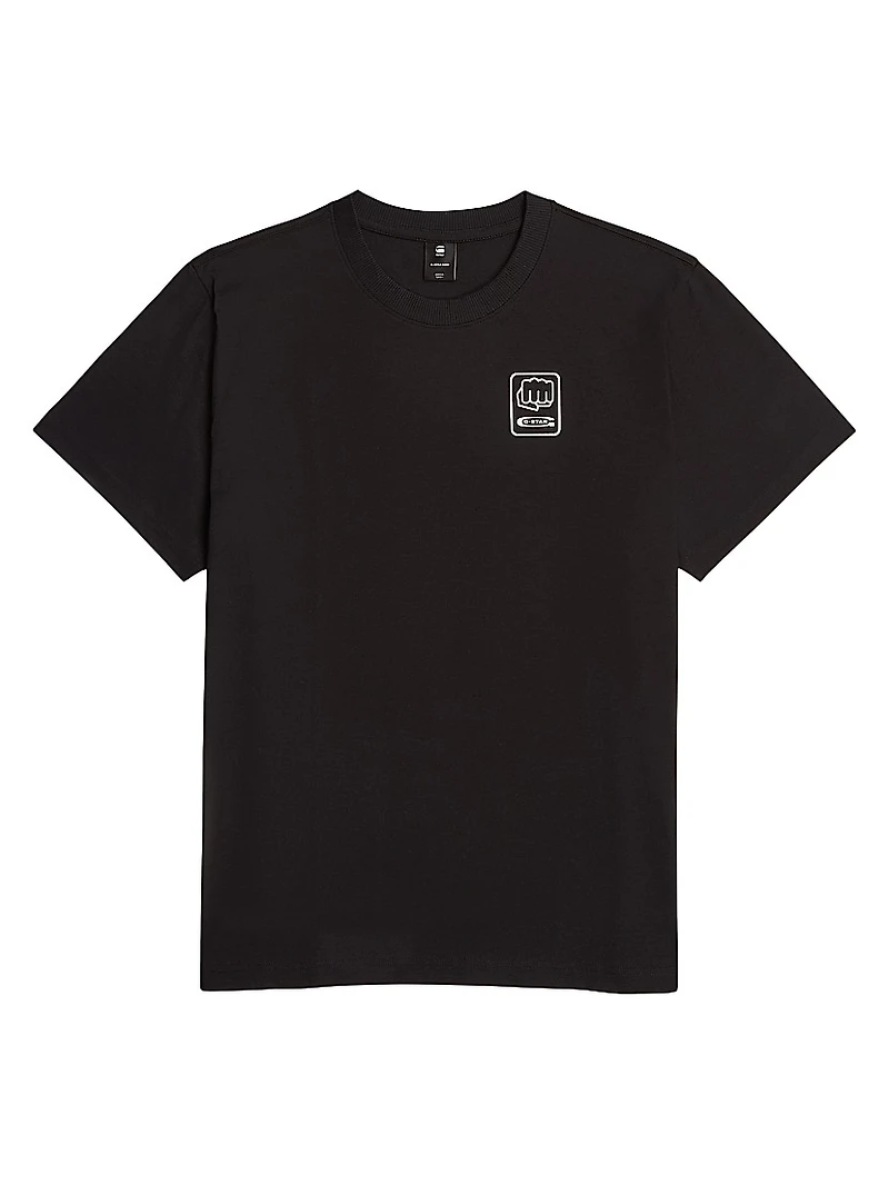 Logo Cotton Crewneck T-Shirt