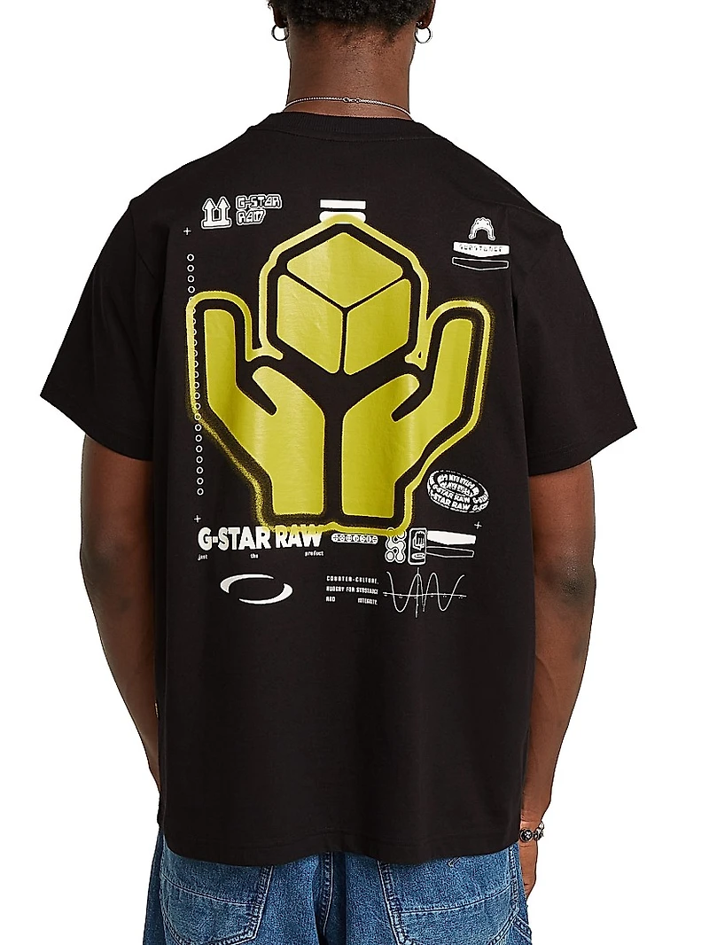 Logo Cotton Crewneck T-Shirt