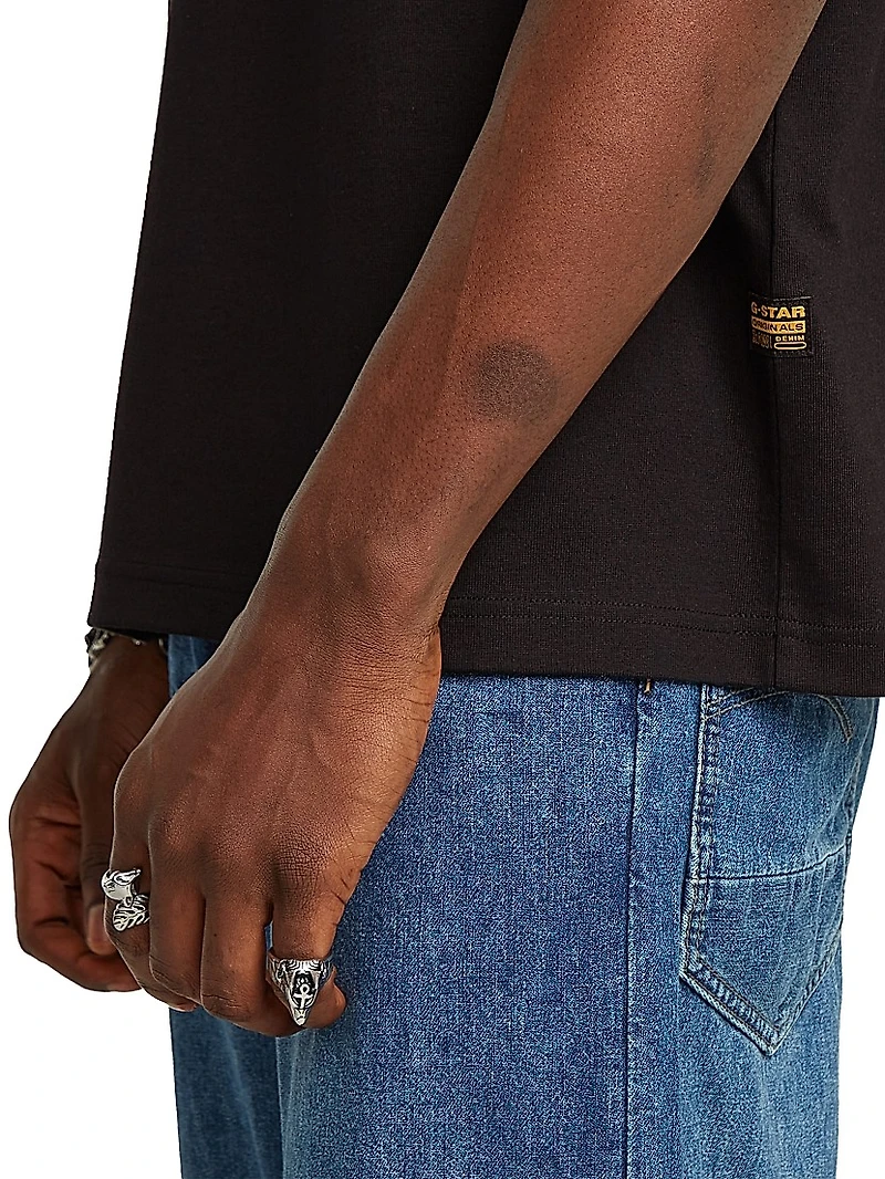 Logo Cotton Crewneck T-Shirt