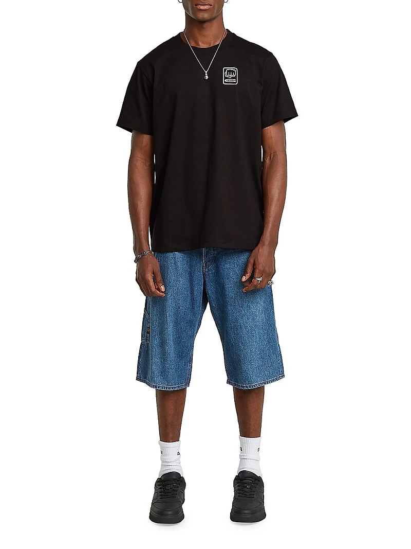 Logo Cotton Crewneck T-Shirt