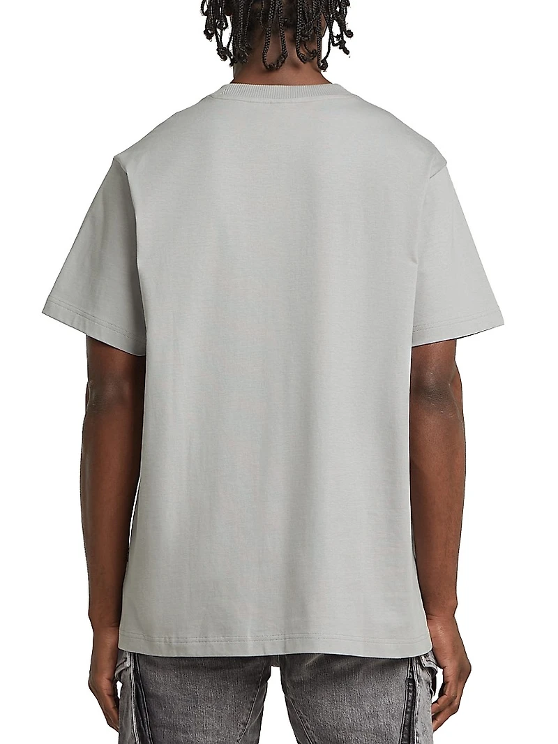 Logo Cotton Crewneck T-Shirt