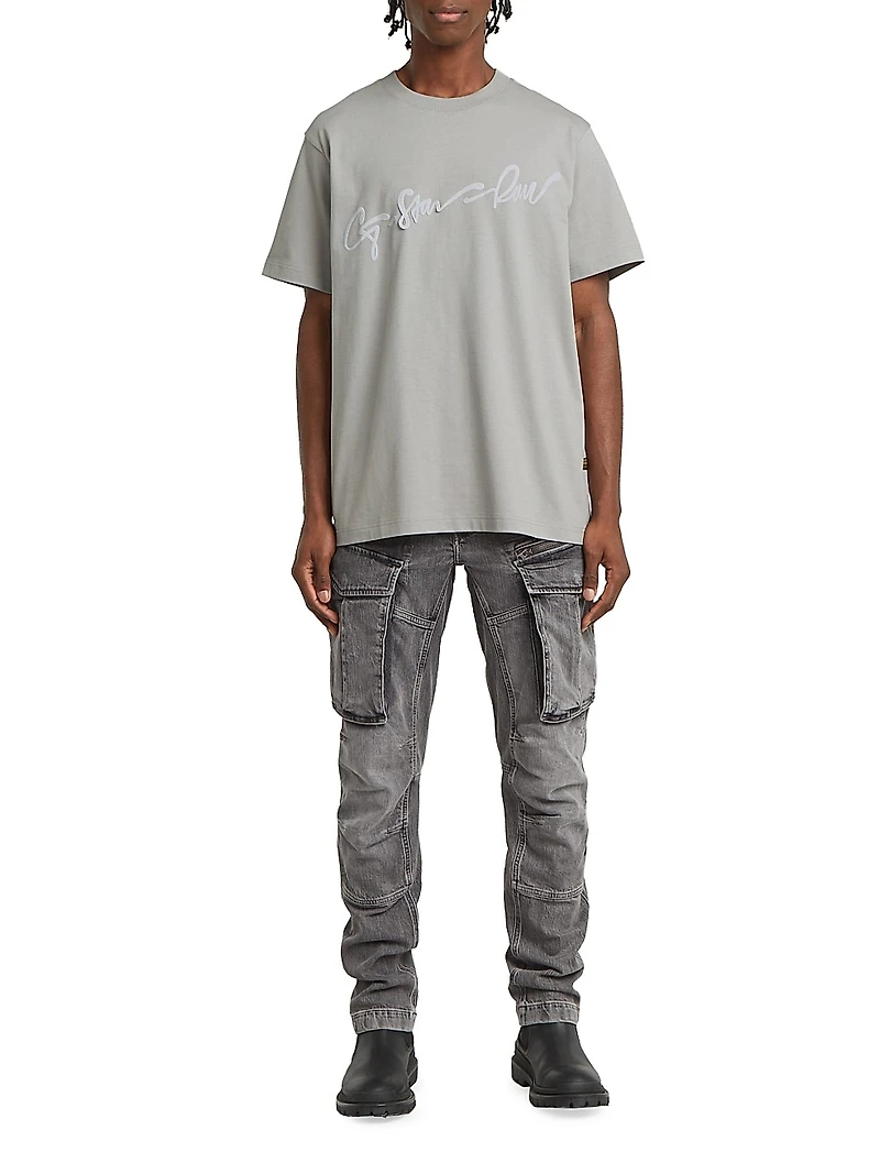 Logo Cotton Crewneck T-Shirt