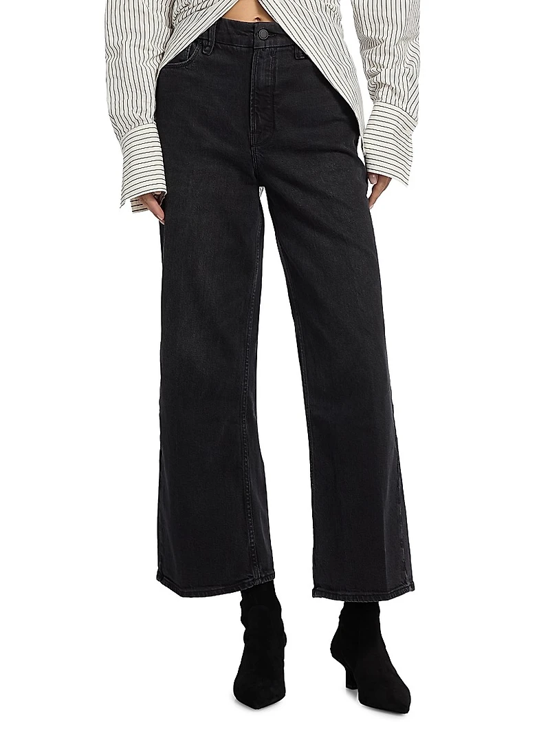Good Skate Wide-Leg Crop Jeans