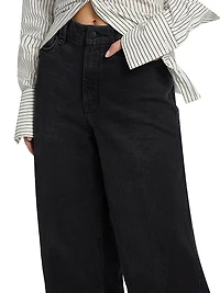 Good Skate Wide-Leg Crop Jeans