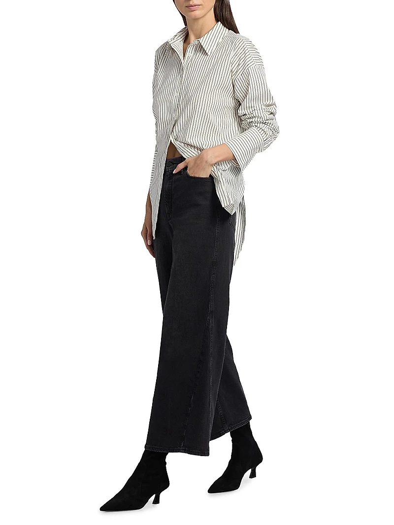 Good Skate Wide-Leg Crop Jeans