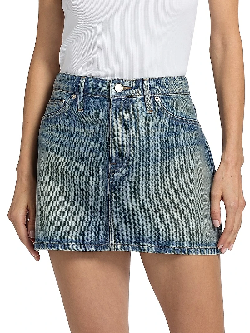 Coated Good 90's Miniskirt