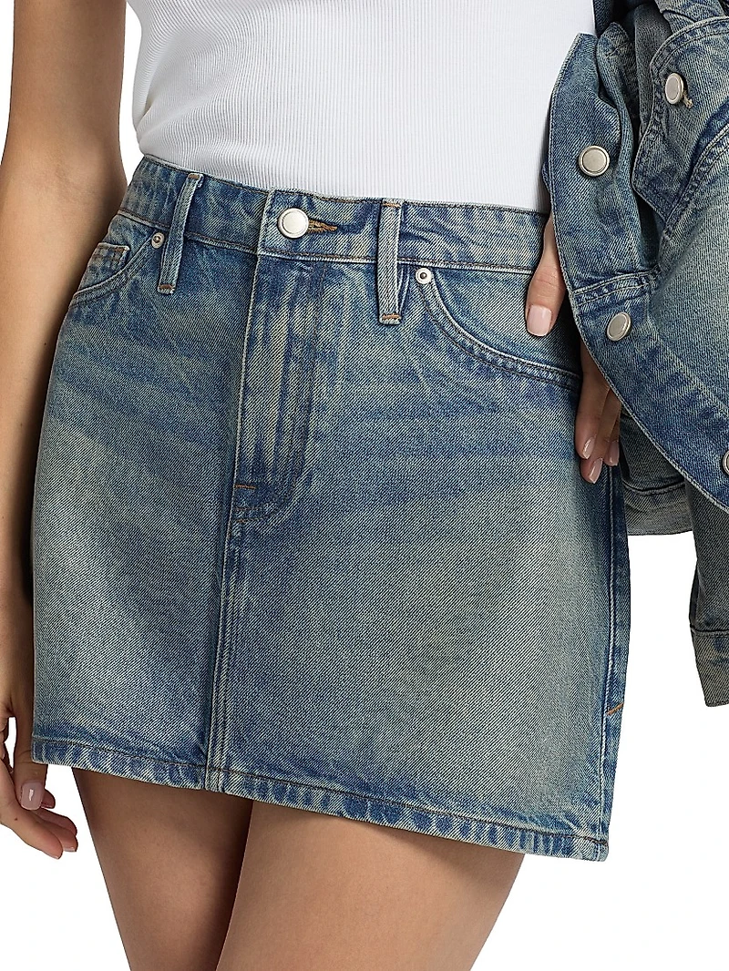 Coated Good 90's Miniskirt