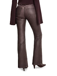 GoodClassic Faux-Leather Boot-Cut Pants
