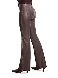 GoodClassic Faux-Leather Boot-Cut Pants