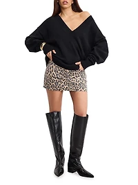 Cozy V-Neck Knit Sweater