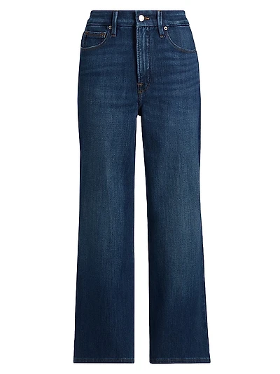 Soft Tech Good Waist Palazzo Crop Jeans