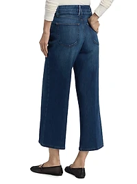 Soft Tech Good Waist Palazzo Crop Jeans