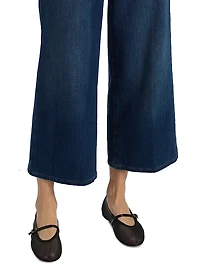 Soft Tech Good Waist Palazzo Crop Jeans