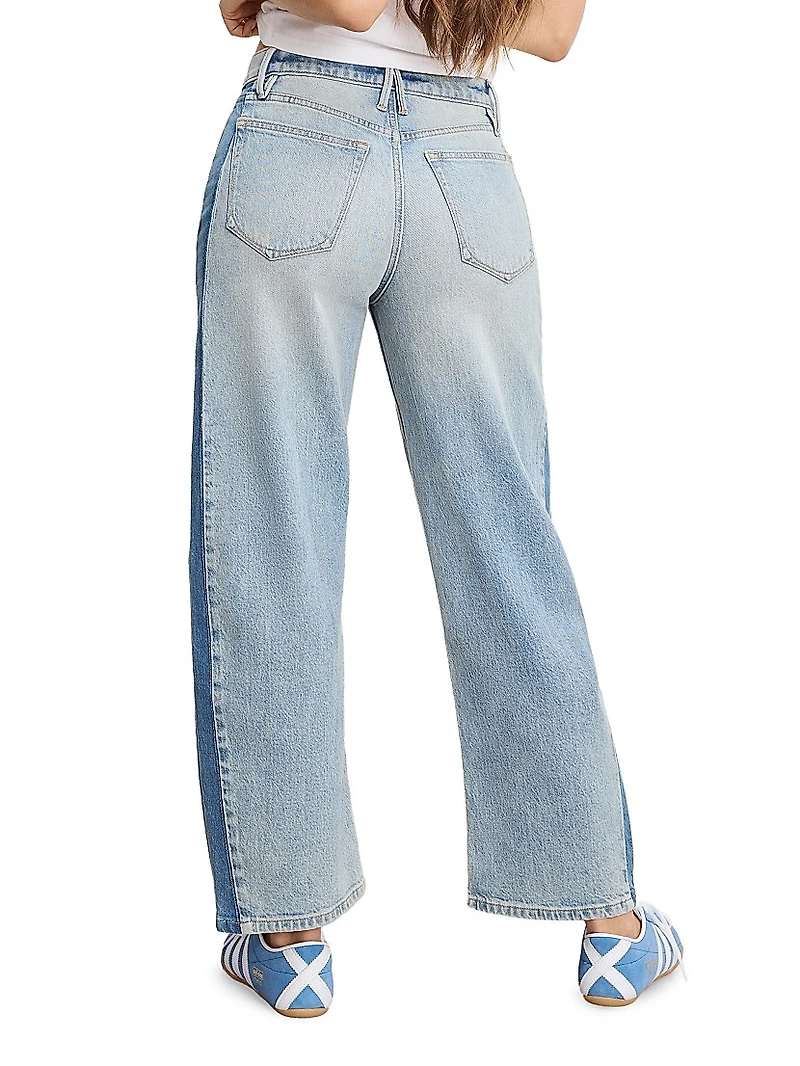 Good Standard Mid-Rise Barrel Jeans